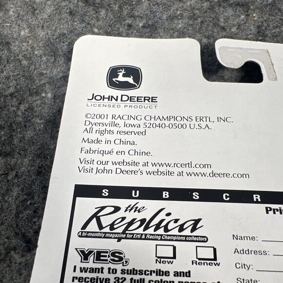 Vintage 2001 Ertl John Deere V-Tank Slurry Spreader NEW 1/64 #15329 - Picture 6 of 8